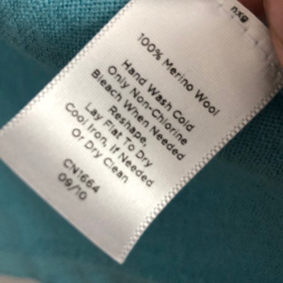 Talbots - Merino Wool Open Front Ruffle Cardigan - Picture 4 of 5